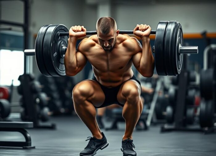 Przysiad High Bar – technika, błędy i korzyści dla nóg